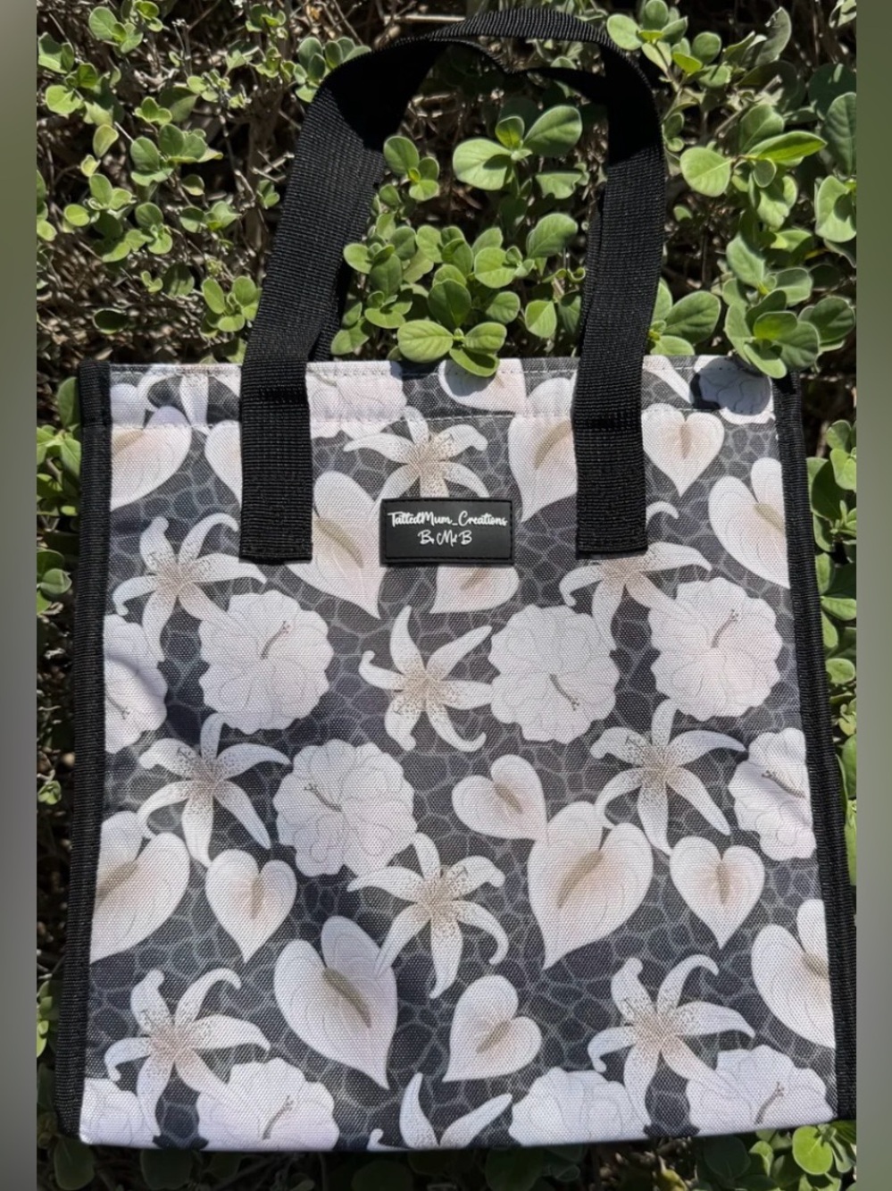 TattedMumCreations Hawaiian print lunch bag